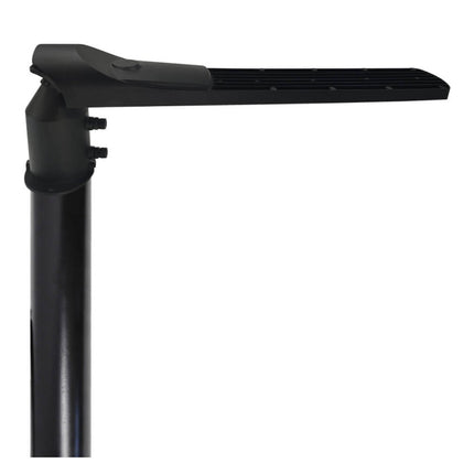 Faro lampione stradale ultra slim a led 100 watt inclinabile 90° a luce fredda 6500k IP65 - enzoled