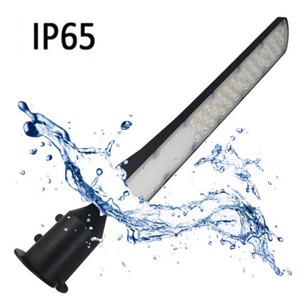 Faro lampione stradale ultra slim a led 100 watt inclinabile 90° a luce fredda 6500k IP65 - enzoled