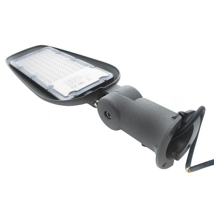Lampada armatura stradale inclinabile led lampione stradale faro esterno 200 watt luce bianca fredda 6500K IP65 - enzoled