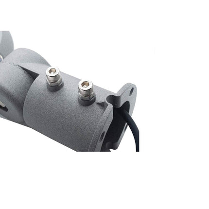 Lampada armatura stradale inclinabile led lampione stradale faro esterno 200 watt luce bianca fredda 6500K IP65 - enzoled
