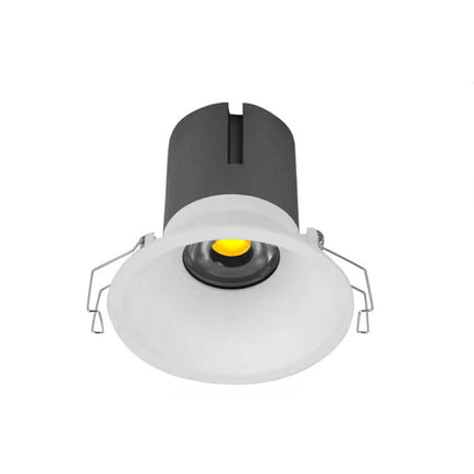 Faretto led cob tondo da incasso 5 watt effetto scomparsa lampada per controsoffitto cucina soggiorno luce fredda 6500k calda 3000k o naturale 4000k - enzoled