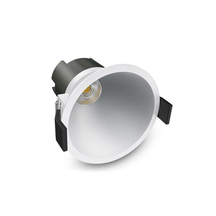 Faretto led cob tondo da incasso 5 watt effetto scomparsa lampada per controsoffitto cucina soggiorno luce fredda 6500k calda 3000k o naturale 4000k - enzoled