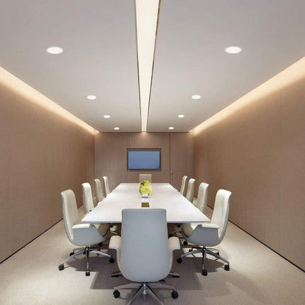 Faretto led cob tondo da incasso 5 watt effetto scomparsa lampada per controsoffitto cucina soggiorno luce fredda 6500k calda 3000k o naturale 4000k - enzoled