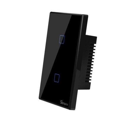 Interruttore Son/Off smart 2 canale controller da remoto wireless wifi placca touch domotica - enzoled