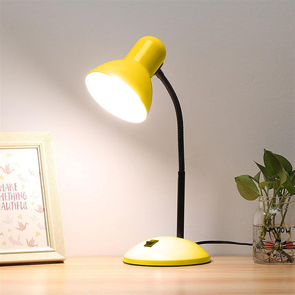 Lampada da scrivania con braccio flessibile snodabile luce lume da tavolo orientabile da cameretta - enzoled