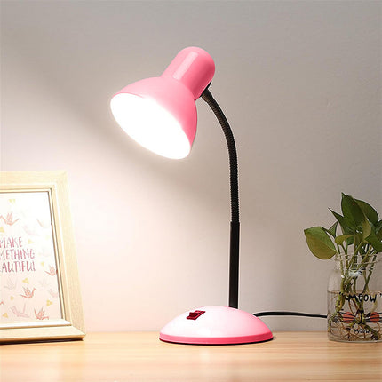 Lampada da scrivania con braccio flessibile snodabile luce lume da tavolo orientabile da cameretta - enzoled