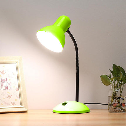 Lampada da scrivania con braccio flessibile snodabile luce lume da tavolo orientabile da cameretta - enzoled
