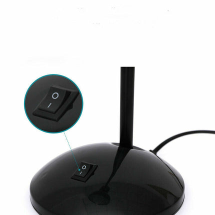 Lampada da scrivania con braccio flessibile snodabile luce lume da tavolo orientabile da cameretta - enzoled