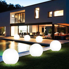 Lampada a sfera da giardino con picchetto illuminazione decorativa da esterno sfera da terra con attacco E27 varie dimensioni - enzoled