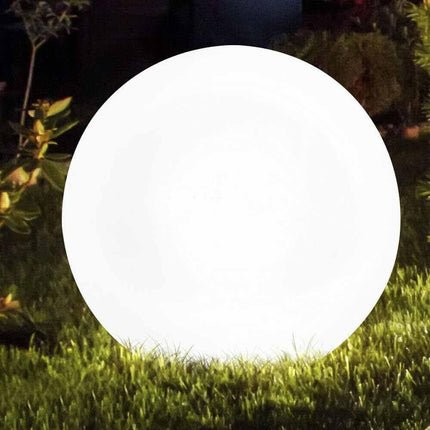 Lampada a sfera da giardino con picchetto illuminazione decorativa da esterno sfera da terra con attacco E27 varie dimensioni - enzoled