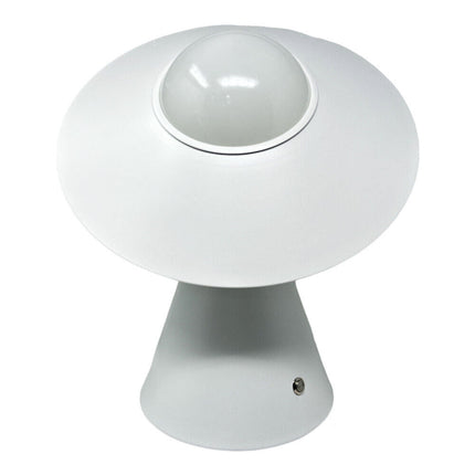 Lampada da tavolo decorativa con paralume a cappello orientabile stile contemporaneo lume da comodino E27 - enzoled