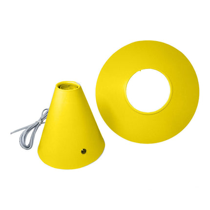 Lampada da tavolo decorativa con paralume a cappello orientabile stile contemporaneo lume da comodino E27 - enzoled