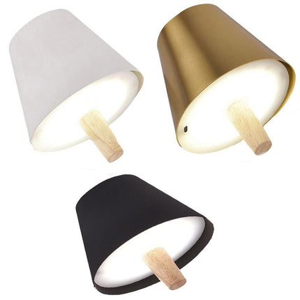Paralume a led a tappo per bottiglie lampada touch decorativa a tripla colorazione di luce ricaricabile - enzoled