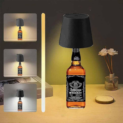 Paralume a led a tappo per bottiglie lampada touch decorativa a tripla colorazione di luce ricaricabile - enzoled