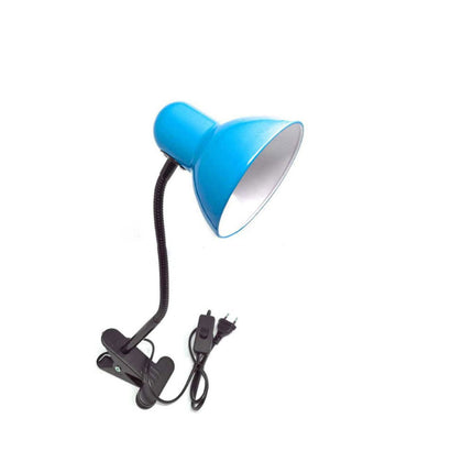 Lampada snodabile da scrivania con pinza braccio flessibile luce da tavolo orientabile con attacco per lampadine E27 - enzoled