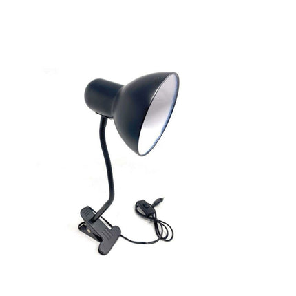Lampada snodabile da scrivania con pinza braccio flessibile luce da tavolo orientabile con attacco per lampadine E27 - enzoled