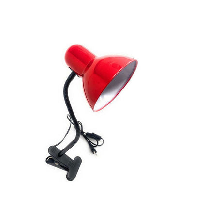 Lampada snodabile da scrivania con pinza braccio flessibile luce da tavolo orientabile con attacco per lampadine E27 - enzoled