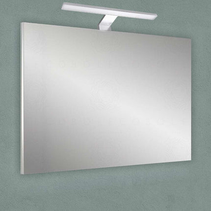 Lampada per specchio da bagno con doppia istallazione 5 watt applique a luce naturale 4000k IP44 - enzoled