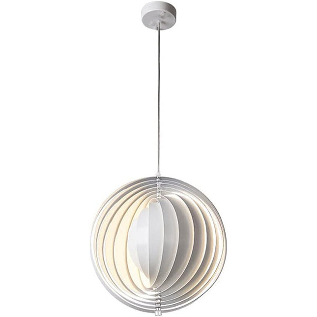 Lampadario a sospensione decorativo lampada in 3d in metallo attacco e27 arredo casa cucina soggiorno camera - enzoled
