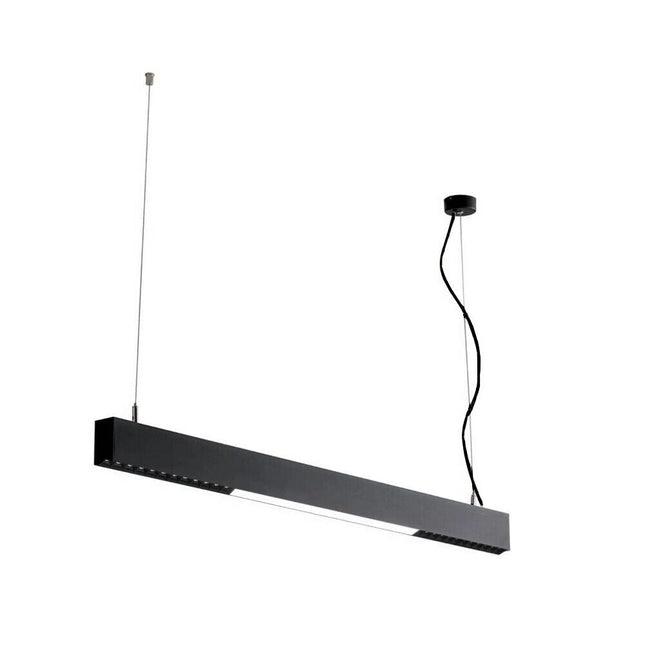 Lampadario a sospensione lineare a led 42 watt lampada da soffitto minimal per cucina soggiorno - enzoled