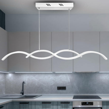 Lampadario led a sospensione 25 watt CCT tripla colorazione di luce con switch  lampada twist bianco luce - enzoled