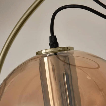 Lampadario a sospensione decorativo in vetro lampada pendente per illuminazione da tavolo snack E27 - enzoled