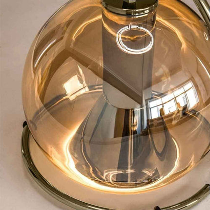 Lampadario a sospensione decorativo in vetro lampada pendente per illuminazione da tavolo snack E27 - enzoled