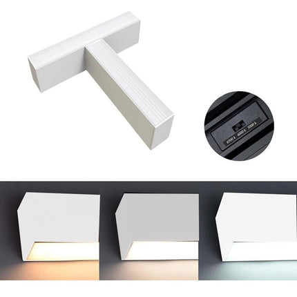 Lampadario lineare a sospensione da soffitto bianco 40 watt connettore di giunzione a T 15 watt o a L 12 watt tecnologia cct - enzoled
