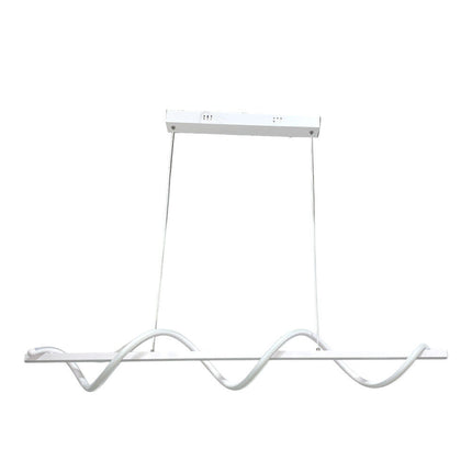 Lampadario led a sospensione 36 watt lampada moderna twist bianco luce fredda 6500k calda 3000k naturale 4000k - enzoled
