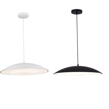 Lampadario a led a sospensione 46 watt 3 colorazione di luce dimmerabile con telecomando lampada da cucina soggiorno - enzoled