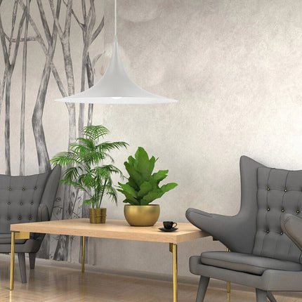 Lampadario a sospensione stile contemporaneo nordico attacco E27 in metallo luce da tavolo cucina - enzoled