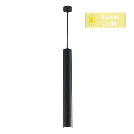 Lampadario da soffitto a led 3 watt punto luce lampada di forma cilidrica bianco e nero a luce fredda 6500k calda 3000k naturale 4000k - enzoled