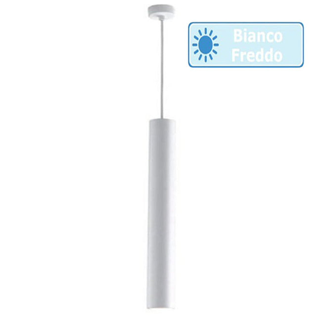 Lampadario da soffitto a led 3 watt punto luce lampada di forma cilidrica bianco e nero a luce fredda 6500k calda 3000k naturale 4000k - enzoled