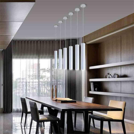 Lampadario da soffitto a led 3 watt punto luce lampada di forma cilidrica bianco e nero a luce fredda 6500k calda 3000k naturale 4000k - enzoled