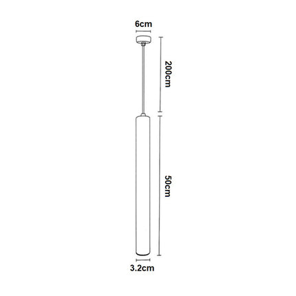Lampadario da soffitto a led 3 watt punto luce lampada di forma cilidrica bianco e nero a luce fredda 6500k calda 3000k naturale 4000k - enzoled