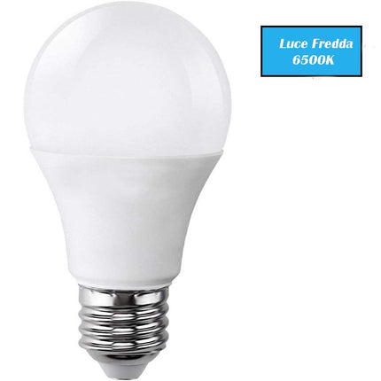 Lampadina a led A60 10 watt 12/24v attacco E27 lampada a sfera risparmio energetico luce bianca 6500k calda 3000k naturale 4000k - enzoled