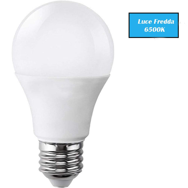 Lampadina a led A60 10 watt 12/24v attacco E27 lampada a sfera risparmio energetico luce bianca 6500k calda 3000k naturale 4000k - enzoled