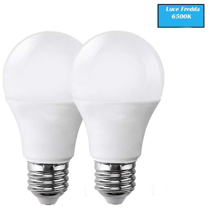 Lampadina a led A60 10 watt 12/24v attacco E27 lampada a sfera risparmio energetico luce bianca 6500k calda 3000k naturale 4000k - enzoled