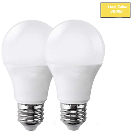 Lampadina a led A60 10 watt 12/24v attacco E27 lampada a sfera risparmio energetico luce bianca 6500k calda 3000k naturale 4000k - enzoled