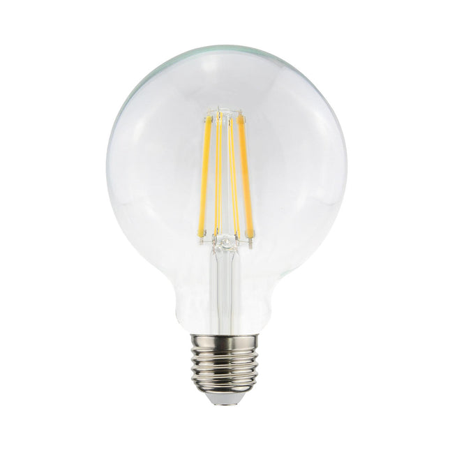 Lampadina led cob a filamento 18 watt attacco E27 sfera in vetro lampada vintage - enzoled