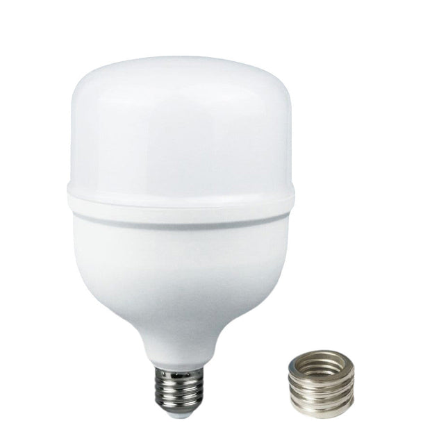 Lampadina a led 2 in 1 E27 con adattatore E40 60 watt lampada a luce fredda 6500k - enzoled