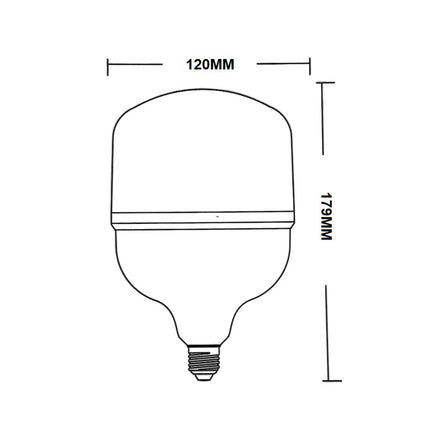 Lampadina a led 2 in 1 E27 con adattatore E40 60 watt lampada a luce fredda 6500k - enzoled