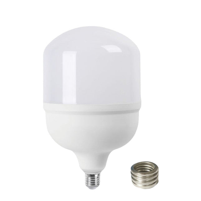 Lampadina a led 2 in 1 E27 con adattatore E40 90 watt lampada a luce fredda 6500k - enzoled