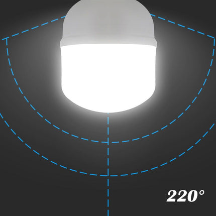 Lampadina a led 2 in 1 E27 con adattatore E40 90 watt lampada a luce fredda 6500k - enzoled