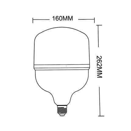 Lampadina a led 2 in 1 E27 con adattatore E40 90 watt lampada a luce fredda 6500k - enzoled