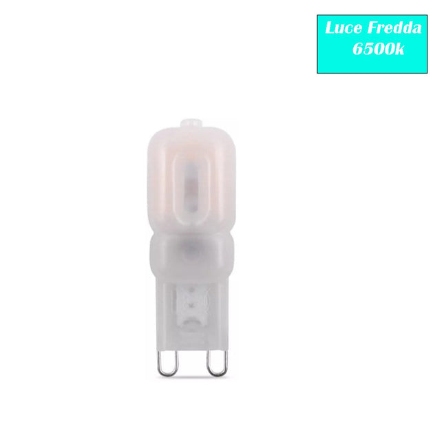 Lampadina led g9 2,5 watt luce calda 3000k naturale 4000k fredda 6500k illuminazione per lampadari applique lampada - enzoled