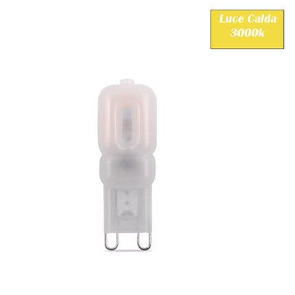 Lampadina led g9 2,5 watt luce calda 3000k naturale 4000k fredda 6500k illuminazione per lampadari applique lampada - enzoled
