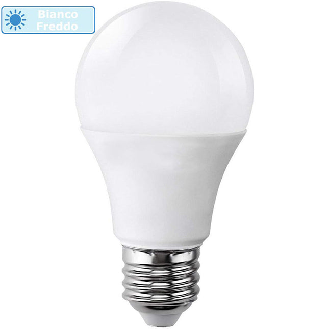 Lampadina a led 15 watt a70 attacco e27 a sfera luce fredda 6500k calda 3000k naturale 4000k - enzoled
