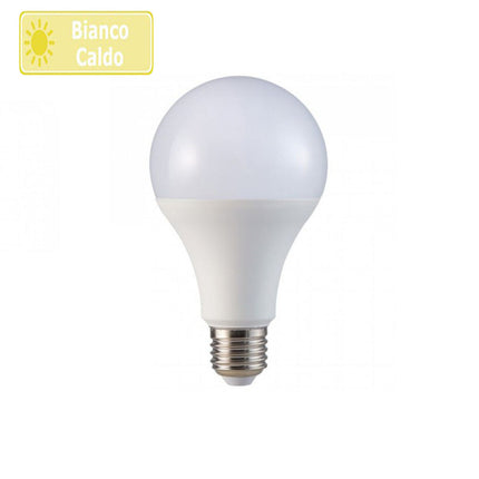 Lampadina a led 16,5 watt A80 attacco E27 sfera a luce fredda 6500k calda 3000k naturale 4000k - enzoled