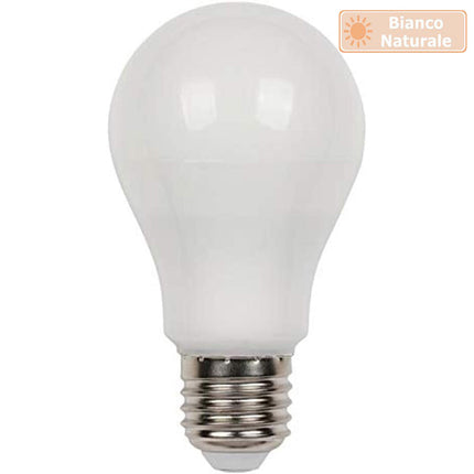 Lampadina a led filamento opaca 8 watt attacco e27 A60 a luce fredda 6500k calda 2700k naturale 4000K - enzoled
